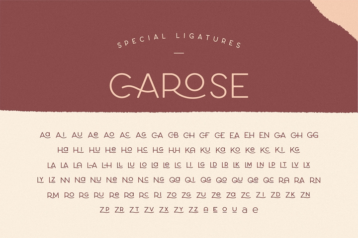 Пример шрифта Carose #3